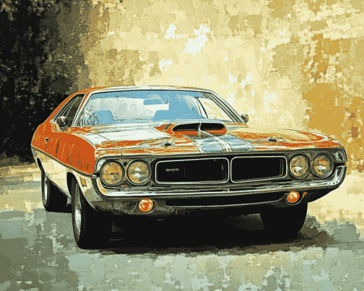 Aesthetic Vintage 1971 Roadrunner Diamond Painting