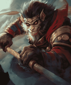 Aesthetic Wukong Creature Diamond Painting