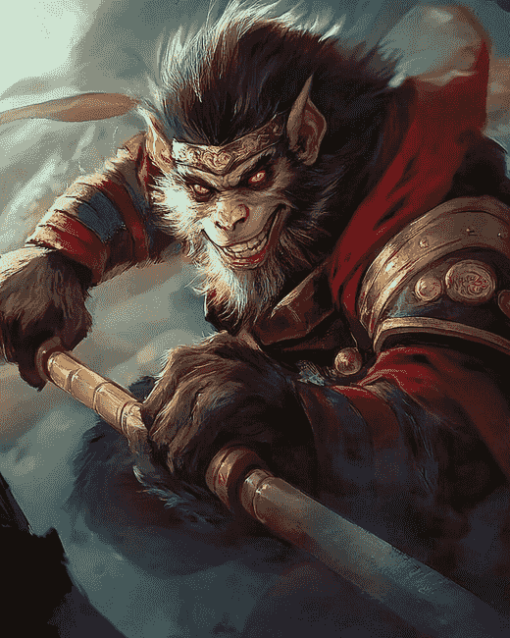 Aesthetic Wukong Creature Diamond Painting