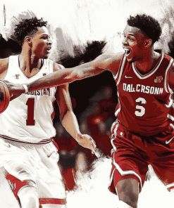 Alabama Crimson Tide Basketballers Diamond Painting