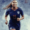 Alex Morgan Famous Footballer Diamond Painting