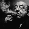 Alfred Hitchcock Black and White Diamond Painting