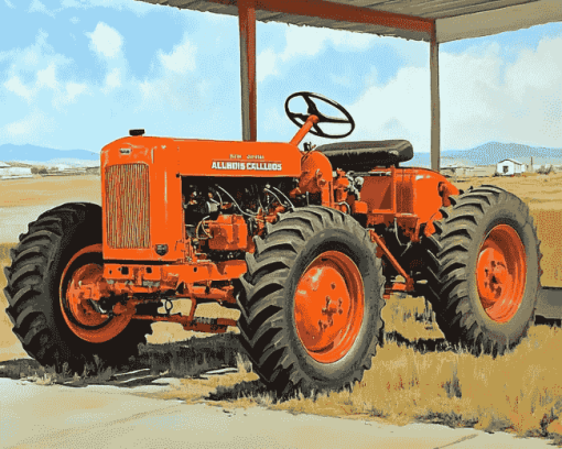 Allis Chalmers Engine Diamond Painting