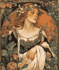 Alphonse Mucha Animation Diamond Painting