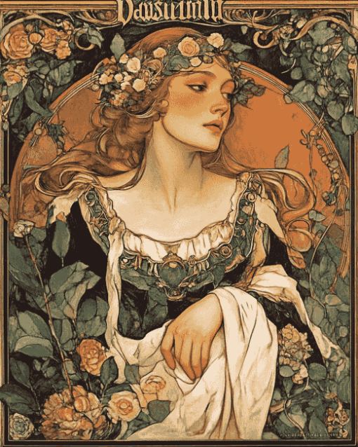 Alphonse Mucha Animation Diamond Painting