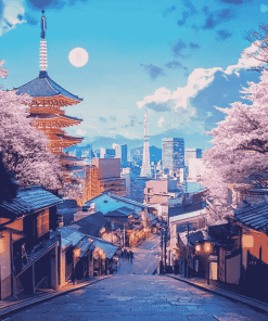 Amazing Japanese Cities Diamond Painting