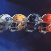 American Football Stars Helmet Diamond Painting