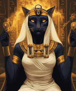 Ancient Egyptian Sekhmet Diamond Painting