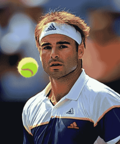 Andre Agassi Tennis Legend Diamond Painting