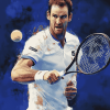 Andy Murray Famous Tennis Diamond Painting