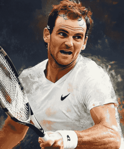 Andy Murray Tennis Legend Diamond Painting