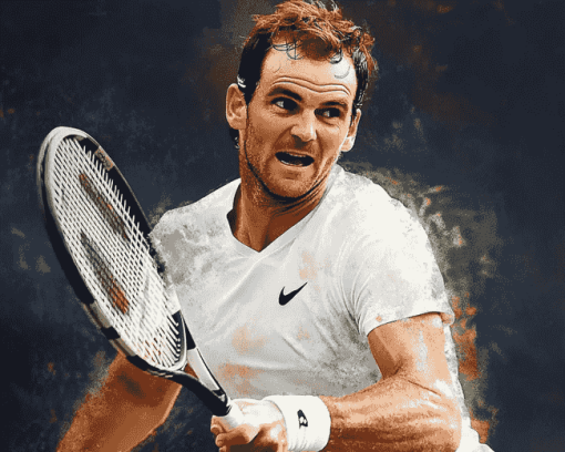 Andy Murray Tennis Legend Diamond Painting