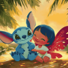 Angel Lilo Cartoon Diamond Painting