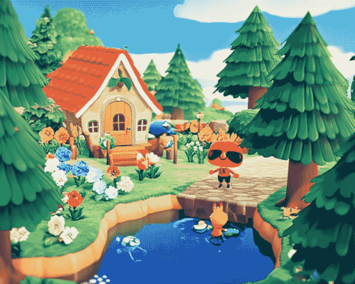 Animal Crossing Fun Diamond Painting