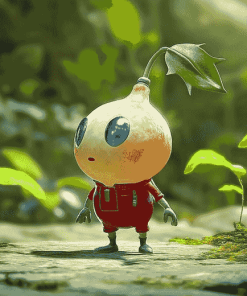 Animated Pikmin Video Game Diamond Painting