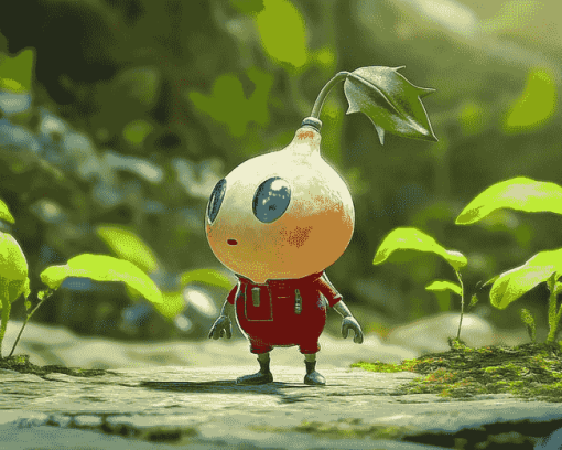 Animated Pikmin Video Game Diamond Painting