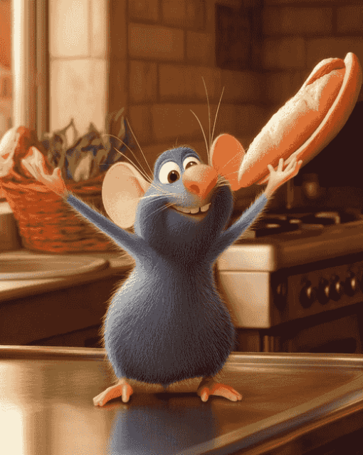 Animation Ratatouille Diamond Painting