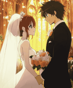 Anime Romance Wedding Diamond Painting