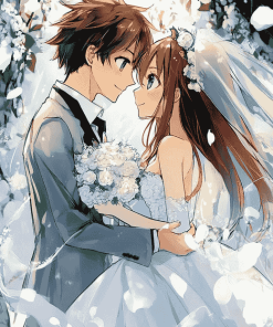 Anime Wedding Romance Diamond Painting