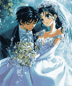 Anime Wedding Romance Diamond Painting