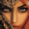 Arab Woman Diamond Painting