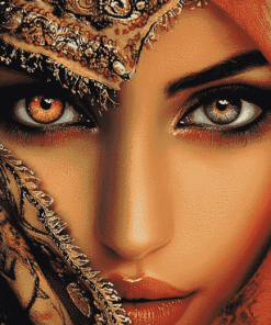 Arab Woman Diamond Painting