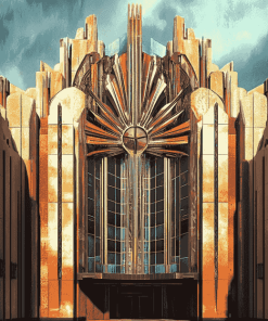 Art Deco Architecture Diamond Painting