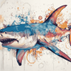 Artistic Hammerhead Diamond Painting