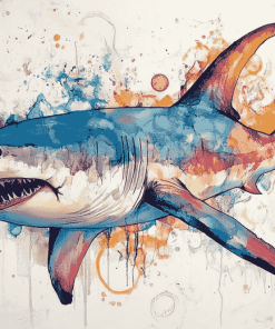 Artistic Hammerhead Diamond Painting