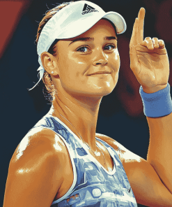 Ashleigh Barty Tennis Star Diamond Painting