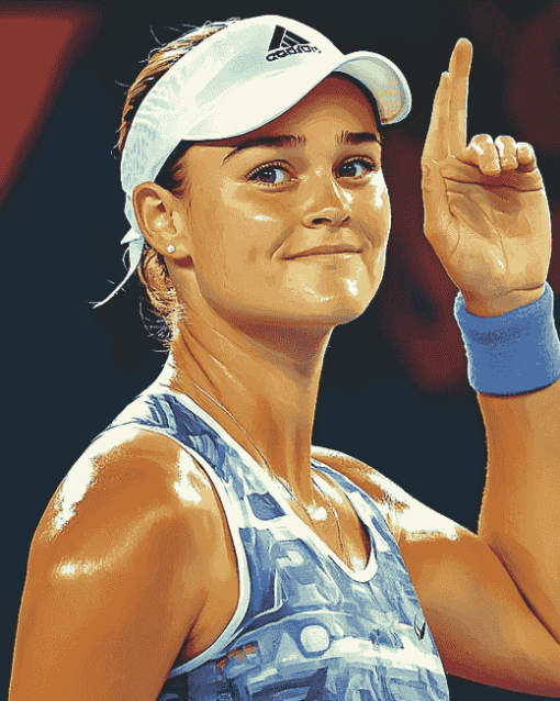 Ashleigh Barty Tennis Star Diamond Painting