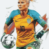 Ashlyn Harris Soccer Star Diamond Painting