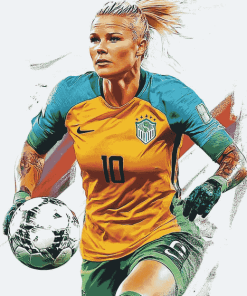 Ashlyn Harris Soccer Star Diamond Painting