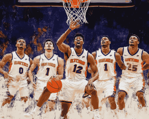 Auburn Tigers Basketball Stars Diamond Painting