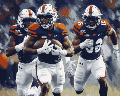 Auburn Tigers Football Spirit Diamond Painting