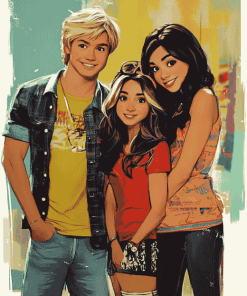 Austin And Ally Characters Diamond Painting