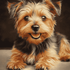 Australian Terrier Puppy Portrait Diamond Painting