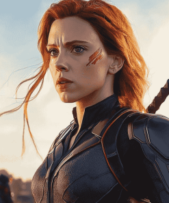 Avengers Black Widow Movie Diamond Painting