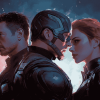Avengers Clint Natasha Diamond Painting