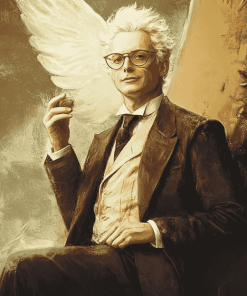 Aziraphale Good Omens Diamond Painting