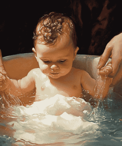 Baby Baptism Celebration Diamond Painting