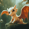 Baby Dragon Fantasy Diamond Painting