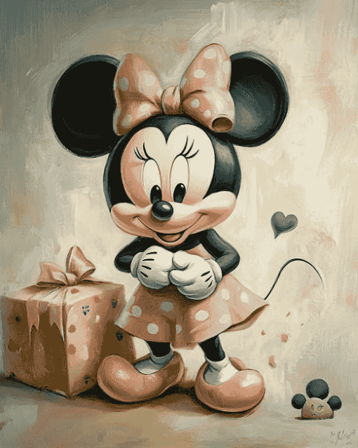 Baby Minnie Mouse Diamond Painting