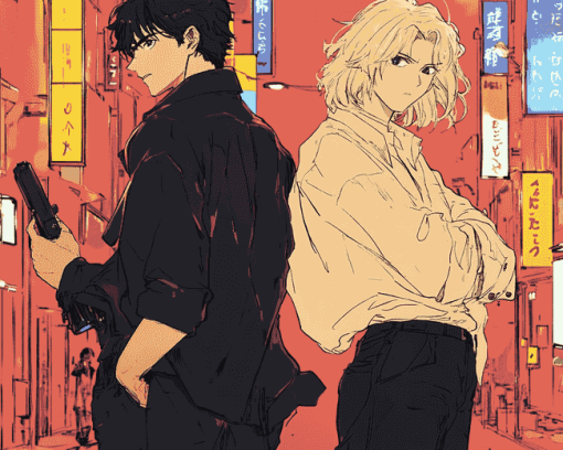 Banana Fish Anime Adventures Diamond Painting