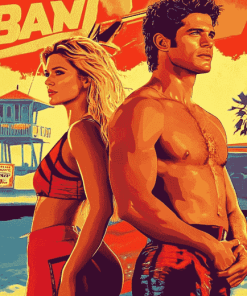 Baywatch Film Collectible Diamond Painting