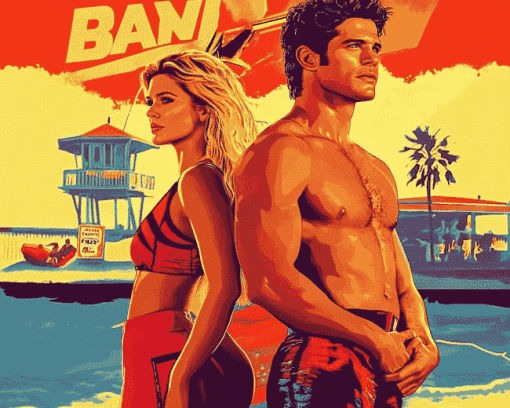 Baywatch Film Collectible Diamond Painting