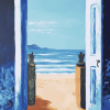 Beach Doorway Diamond Painting