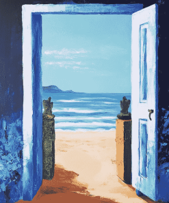 Beach Doorway Diamond Painting