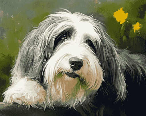 Bearded Collie Puppies Diamond Painting