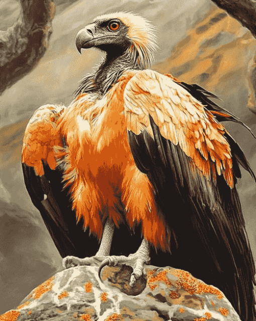 Bearded Vulture Bird Diamond Painting